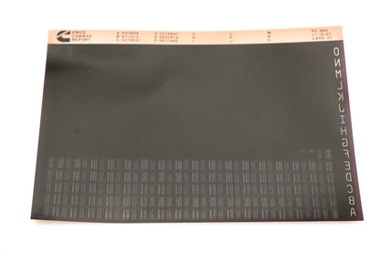 Cummins XM011-107 1992 PC-680 Price Change Report Microfiche NOS