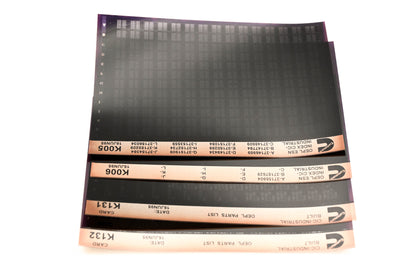 Cummins K005, K131, K132 1995 CIC Industrial OEPL Parts List & ESN Index Lot Of 4 Microfiche NOS