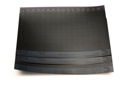 Cummins K006, K137, K138 1996 CIC Industrial OEPL Parts List & ESN Index Lot of 3 Microfiche NOS