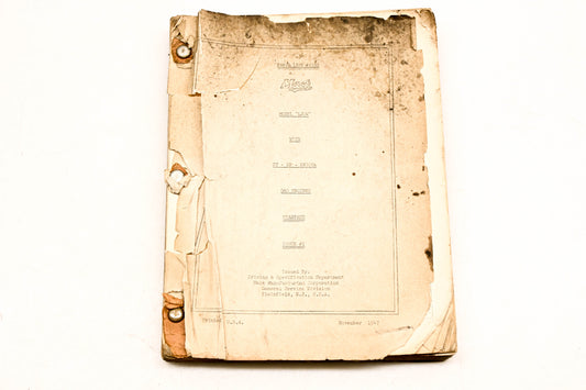 Mack 1532 1947 Model LJSW Parts List Manual