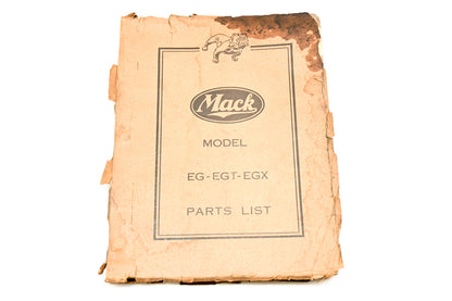 Mack 1534 1947 Model EG/EGT/EGX -EN330 Parts List Manual