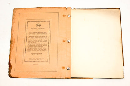 Mack 1524 1946 Model LFT - EN510 Parts List Manual