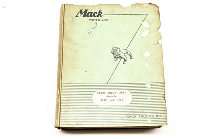Mack 2646 1958 Model N42P/N42T Parts List Manual