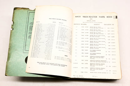 Mack 2646 1958 Model N42P/N42T Parts List Manual