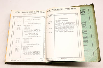Mack 2646 1958 Model N42P/N42T Parts List Manual