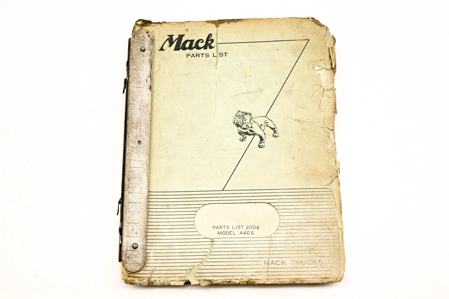 Mack 2009 1950 Model A40S Parts List Manual