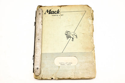 Mack 2009 1950 Model A40S Parts List Manual
