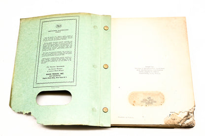 Mack 1533 1952 Model LFSW - EN510A Parts List Manual
