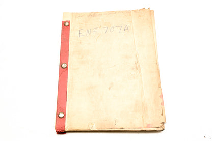 Mack 1746 1949 Fire Apparatus L19/L85/L95/L125 - ENF707A Parts List Manual