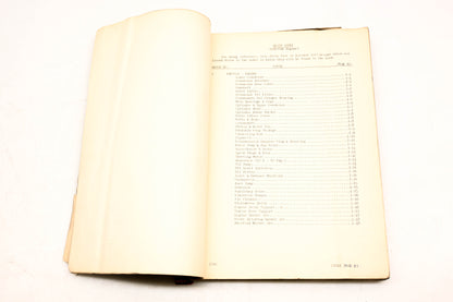 Mack 1746 1949 Fire Apparatus L19/L85/L95/L125 - ENF707A Parts List Manual