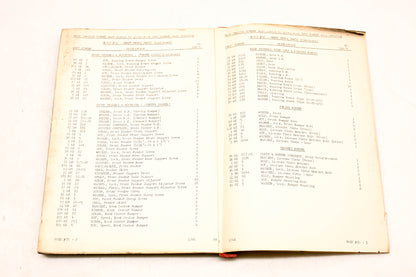 Mack 1746 1949 Fire Apparatus L19/L85/L95/L125 - ENF707A Parts List Manual