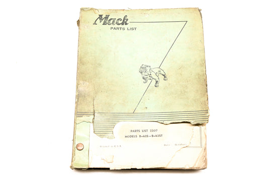 Mack 2207 1953 Model B-42S/B-42ST Parts List Manual