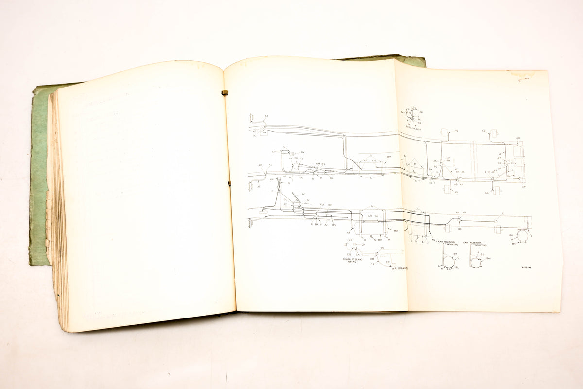Mack 2207 1953 Model B-42S/B-42ST Parts List Manual