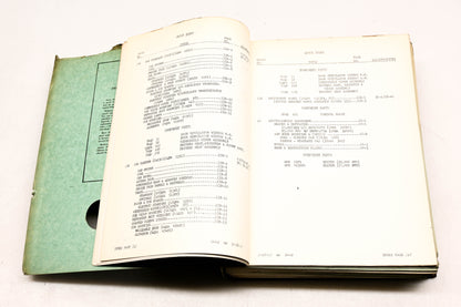 Mack 2442 1957 Model B-72T/LT/S/LS/LST Parts List Manual