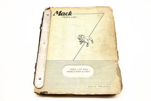 Mack 2004 1950 Model A50H/A50T Parts List Manual