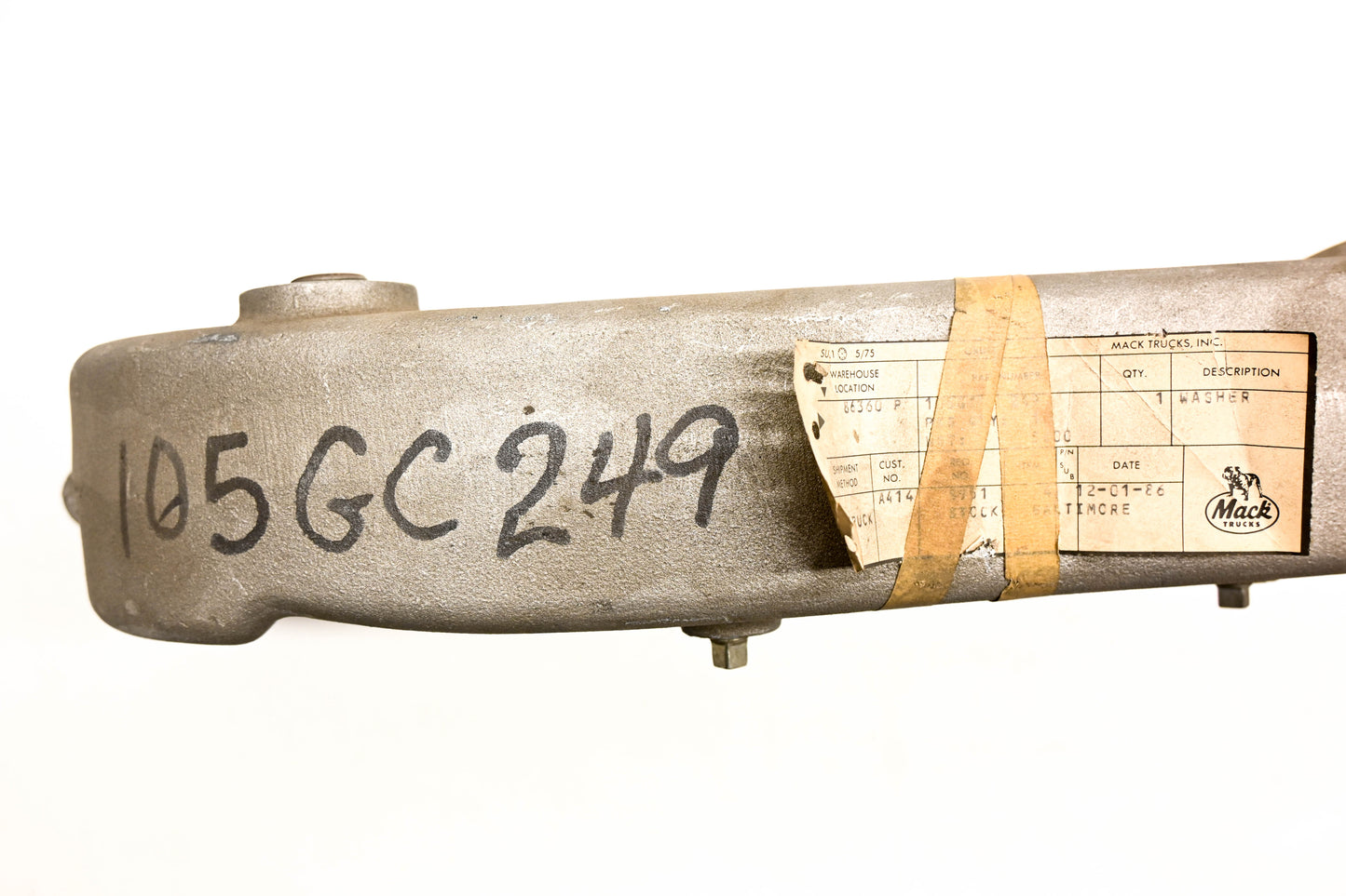 Mack 105GC249 Rear Intake Manifold NOS