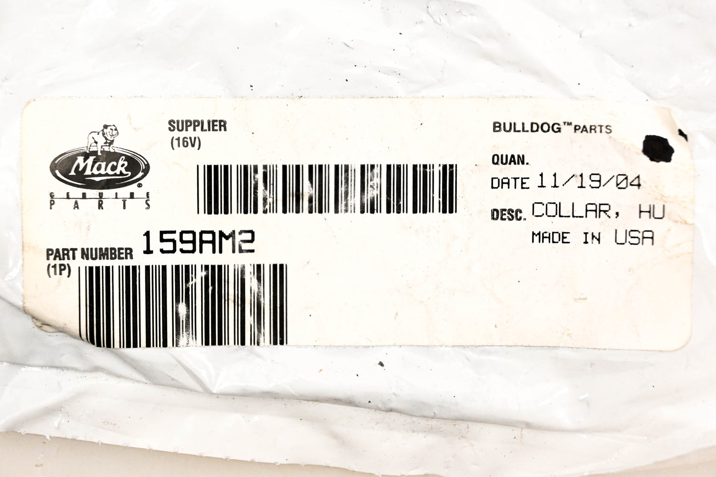 Mack 159AM2 Collar NOS