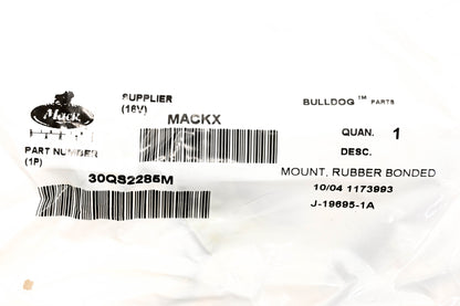Mack 30QS2285M, 25161261 Rubber Bonded Mount Isolator NOS