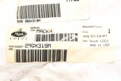 Mack 29QX319M Door Lock Rod NOS