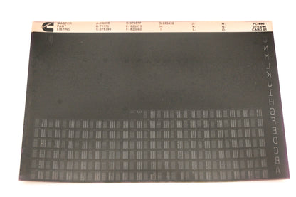 Cummins WZ019-138 1996 PC-680 Master Part Listing Microfiche NOS