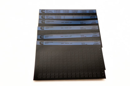 Cummins J033, J292, J295 1996 Jamestown OEPL Parts List & ESN Index Lot Of 6 Microfiche NOS