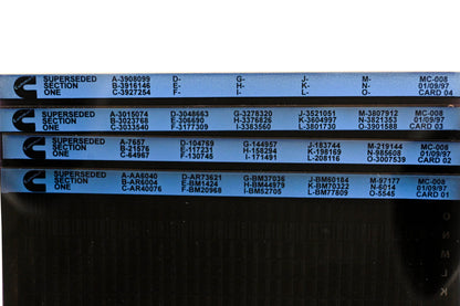 Cummins XM011-173 1997 MC-008 Superseded Section One Lot Of 4 Microfiche NOS