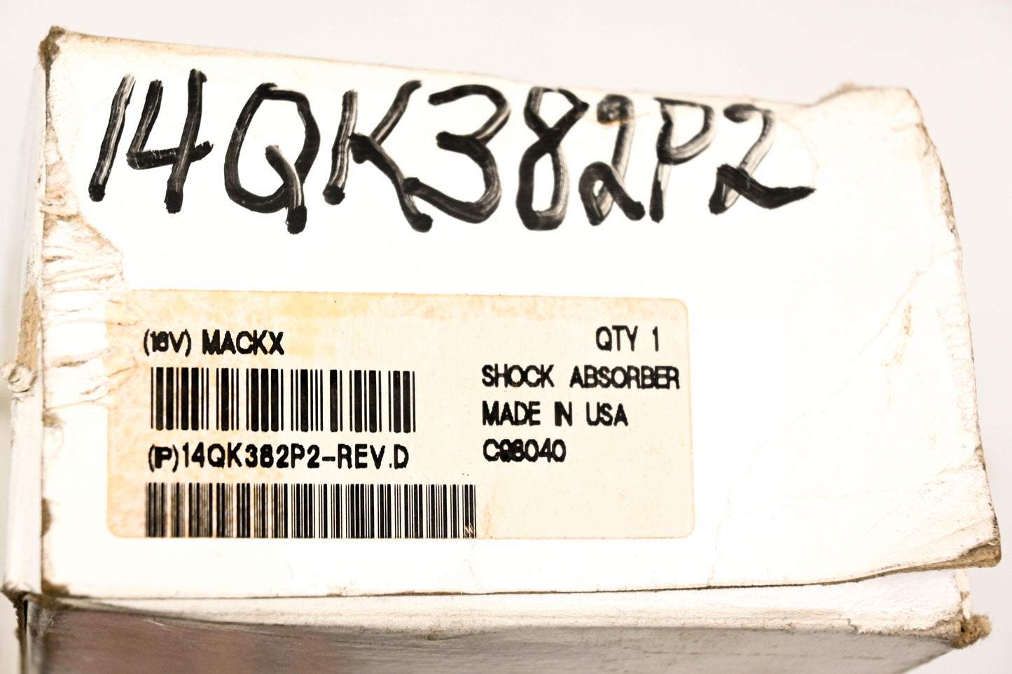 Mack 14QK382P2 Shock Absorber Rev-D NOS