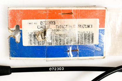 Parts Unlimited 72303, 5830-19A-00 Suzuki Throttle Cable NOS
