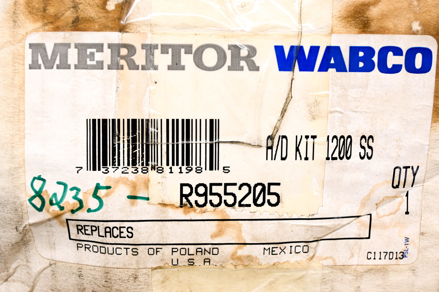 Mack 8235-R955205, 4324130010 Meritor Wabco Air Dryer Assembly