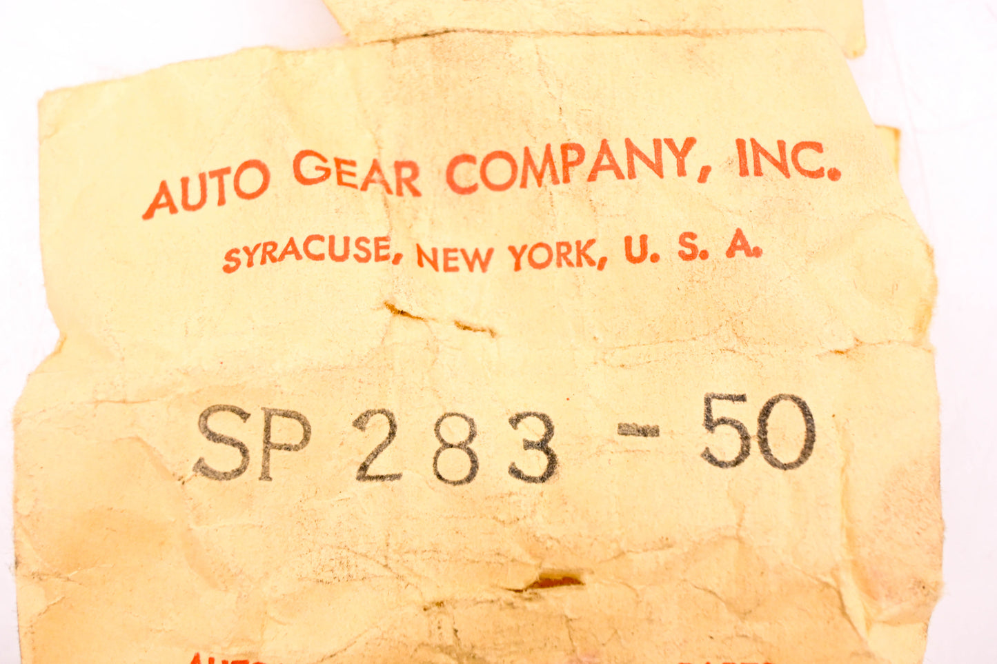 Auto Gear Company SP283-50 Transmission Repair Hardware Kit NOS
