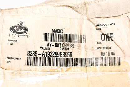 Mack A193299G3959, 8235-A193299G3959 Meritor Air Brake Chamber Bracket NOS