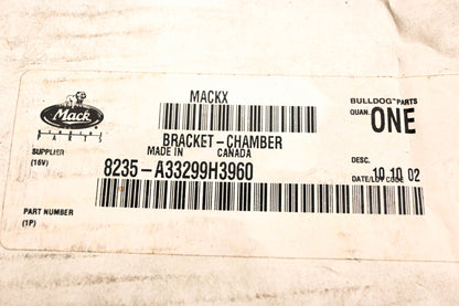 Mack A33299H3960, 8235-A33299H3960 Meritor Air Brake Chamber Bracket NOS