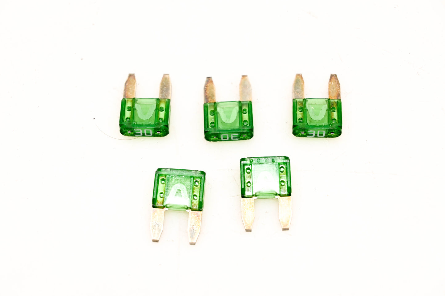 Littlefuse MIN-30 30 Amp Fuses Qty 5 NOS