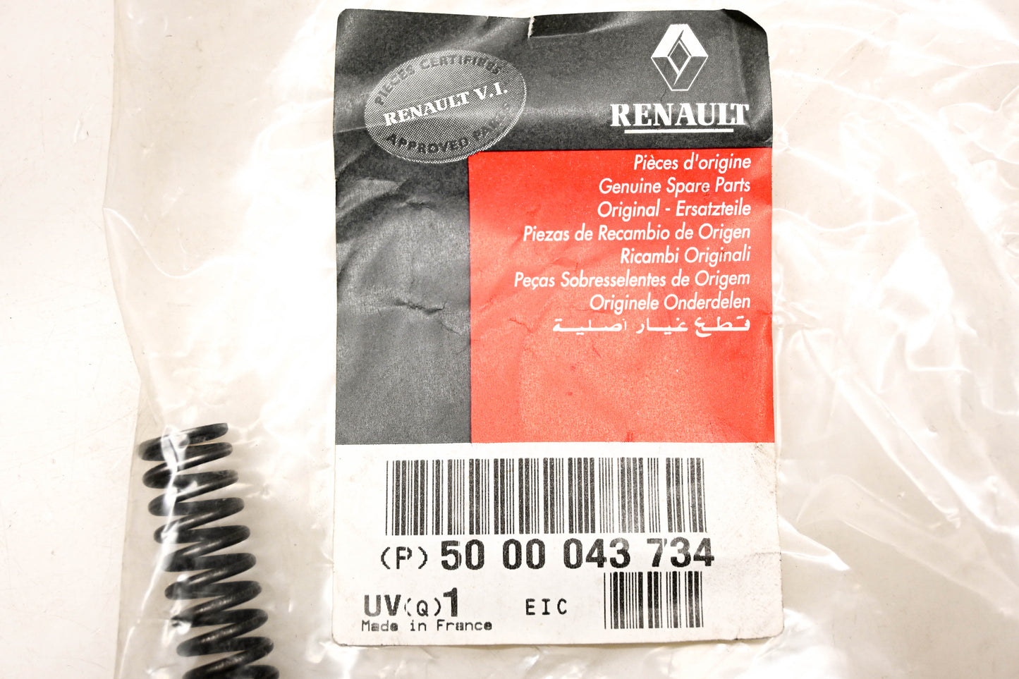 Renault 5000043734, 4103-5000043734 Oil Pump Spring for Mack NOS