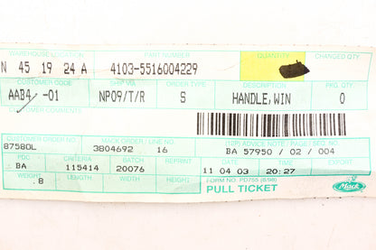 Mack 4103-5516004229, 5516004229 Renault Window Handle NOS