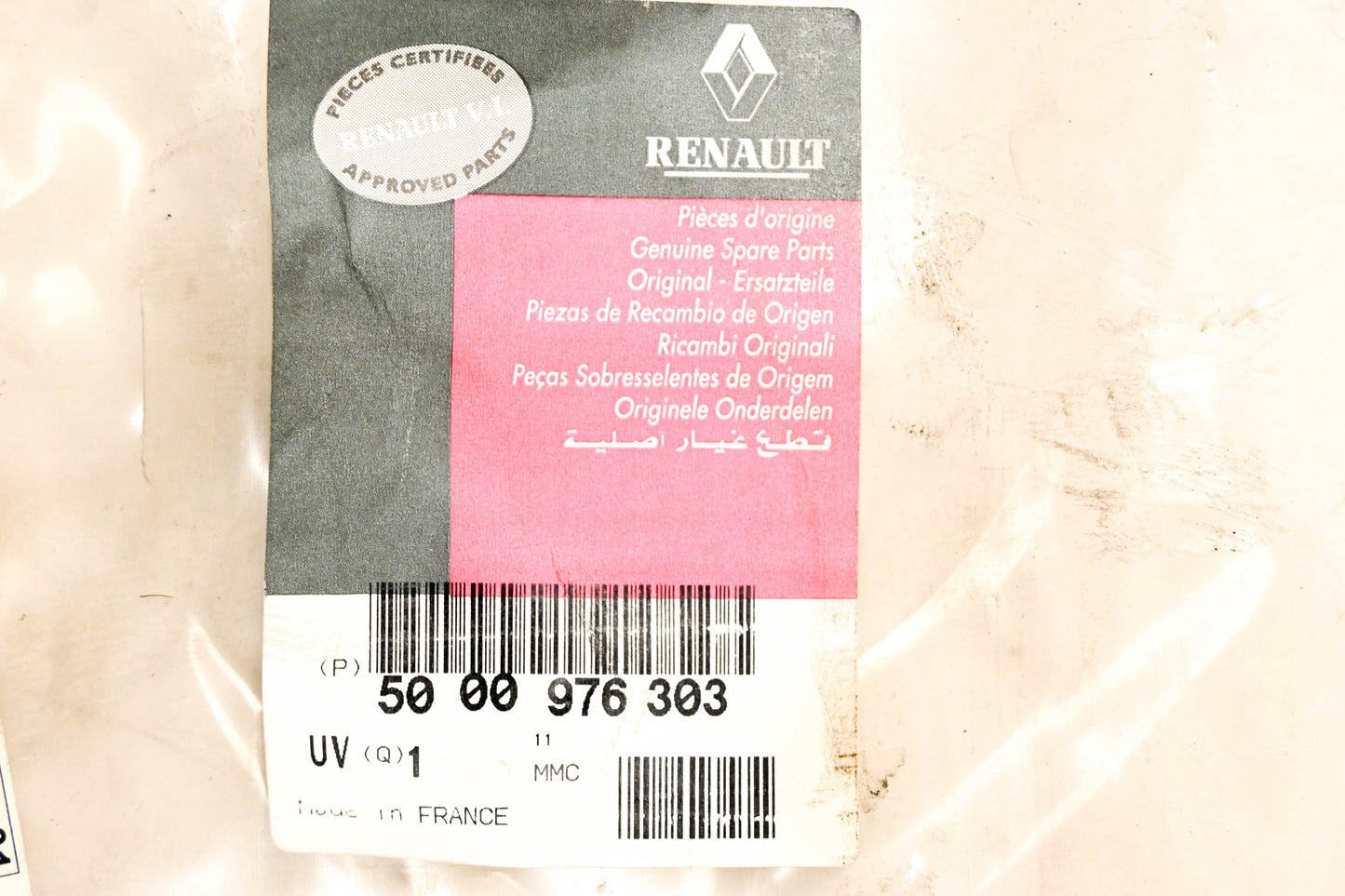 Mack 4103-5000976303, 5000976303 Renault Righthand Side Mirror Bracket Kit NOS