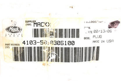 Mack 4103-5010306100 Plug Housing NOS