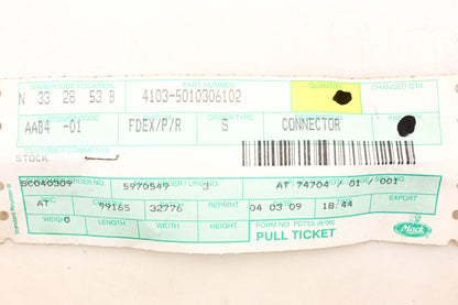 Mack 4103-5010306102, 5010306102 Renault Connector NOS