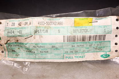 Mack 4103-5000421480, 5000421480 Renault Deflector NOS