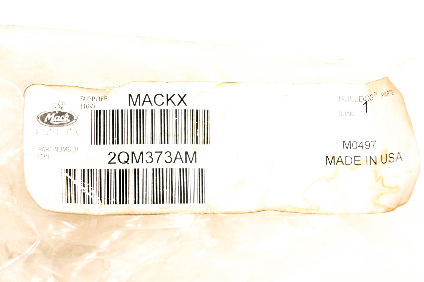 Mack 2QM373AM Handle Grab Bar NOS