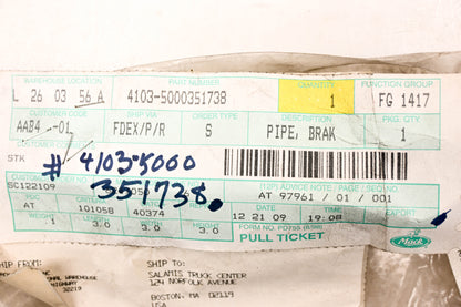 Mack 4103-5000351738, 5000351738 Renault Brake Pipe NOS