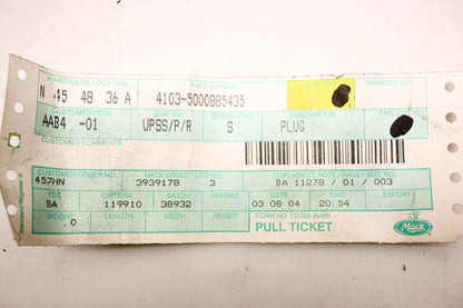 Mack 4103-5000885435, 5000885435 Renault Drain Plug NOS