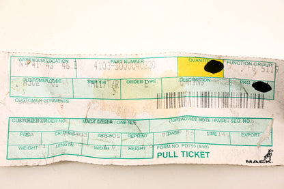 Mack 4103-5000040330, 5000040330 O-Ring NOS