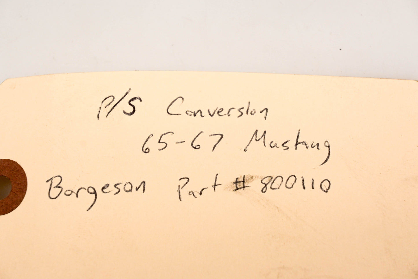 Borgeson 800110 Power Steering Conversion Box NOS