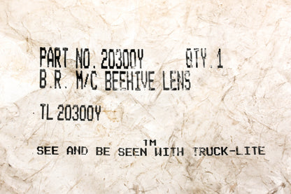 Truck-Lite 20300Y Amber Beehive Lamp NOS