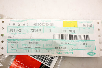 Mack 4103-5001834568, 5001834568 Renault Lamp Bulb Socket NOS
