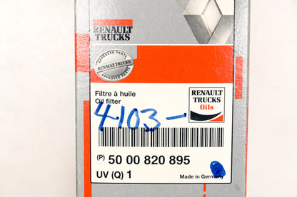 Mack 4103-5000820895, 5000820895 Renault Hydraulic Filter NOS