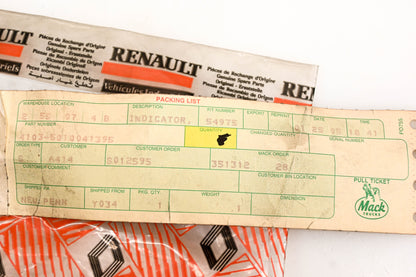 Mack 4103-5010041395, 5010041395 Renault Coolant Temp Indicator NOS