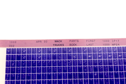 Mack 1000-002 1000IP17 - 1000WP2A Parts Microfiche NOS