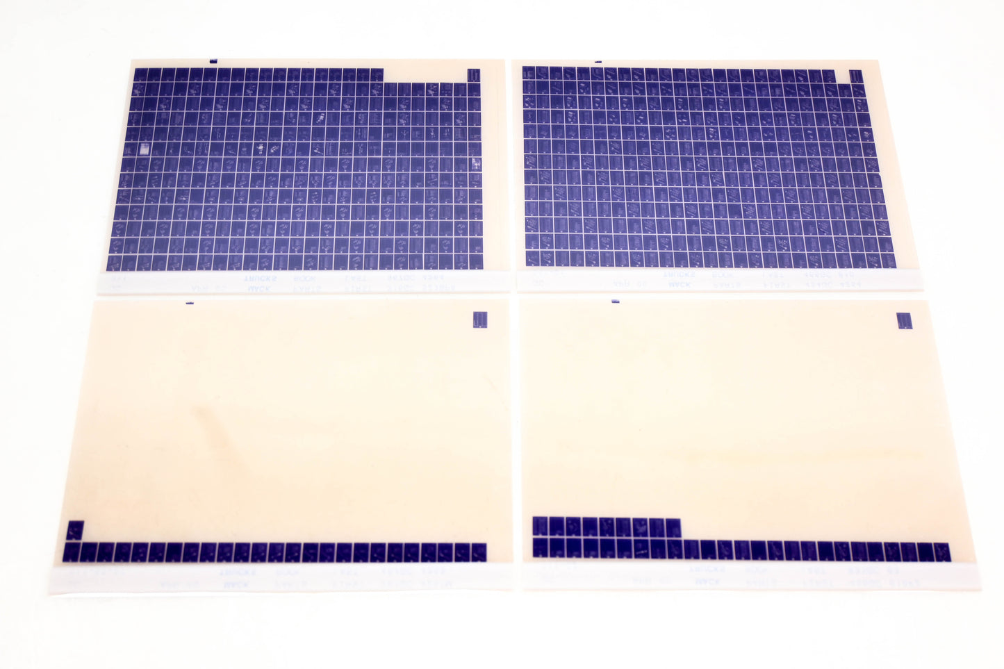 Mack GC011 316GC523BP8 - 631GC63 Parts Microfiche Lot of 4 NOS